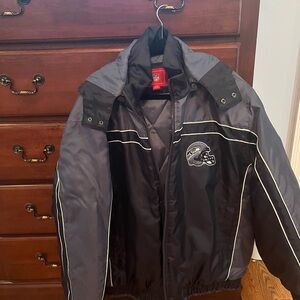 Seattle Seahawks Men's navy and Blue puffer jacket -2XL